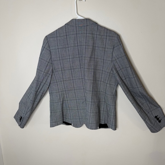 Banana Republic Black and Grey Blazer Size 14 - Picture 9 of 12